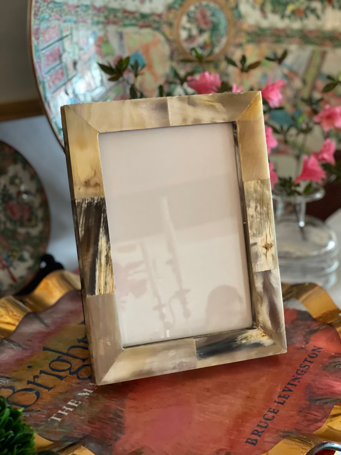 White Horn 5x7 Picture Frame - Lauren Egger Designs