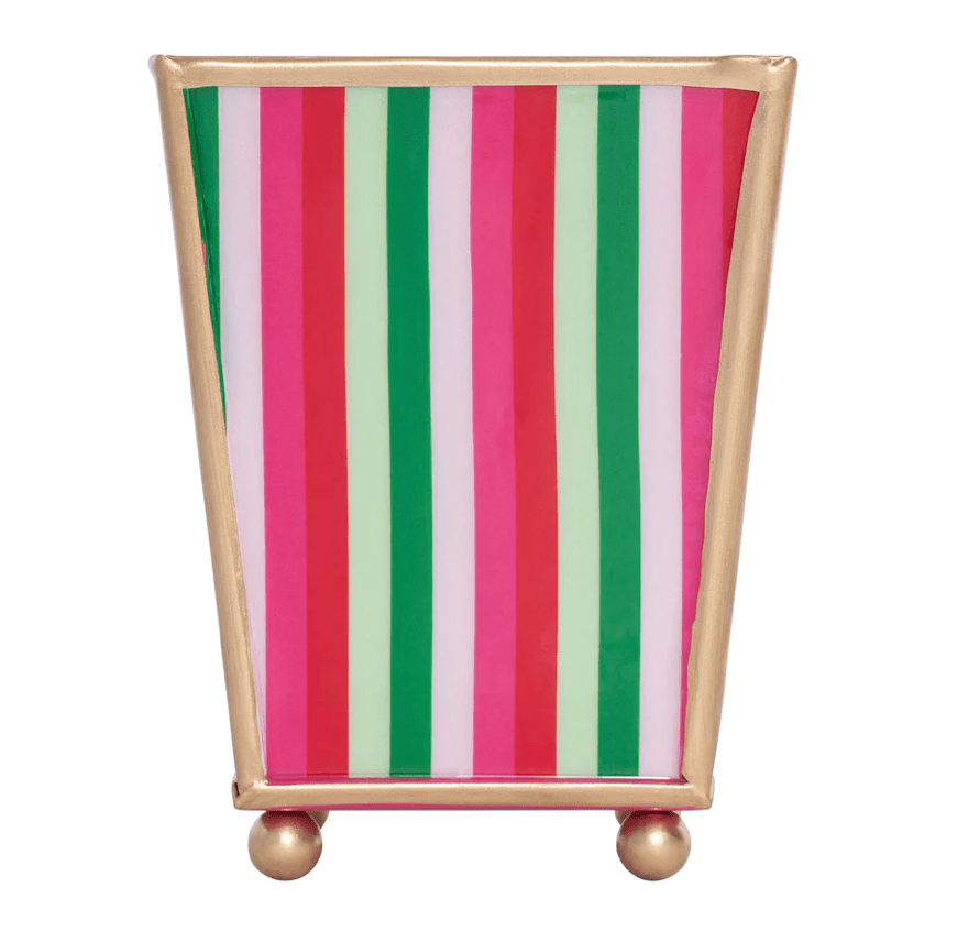 Joy Striped Cache Pot 4" - Lauren Egger Designs