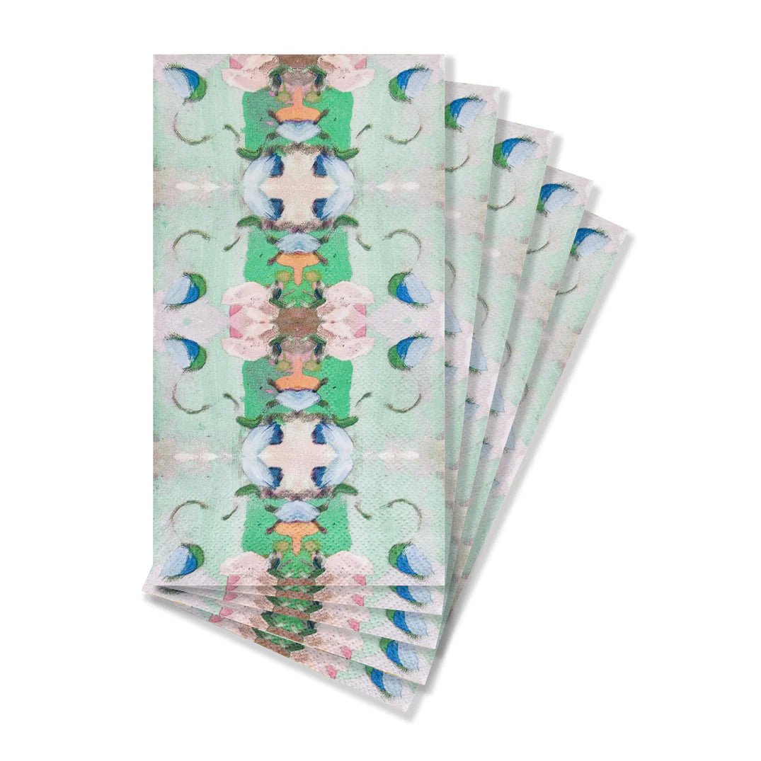 Monet's Garden Green Guest Towels (Laura Park) - Lauren Egger Designs