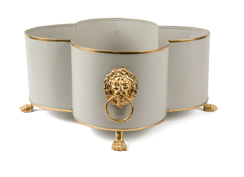 Quatrefoil Cache with Lion Head - Lauren Egger Designs