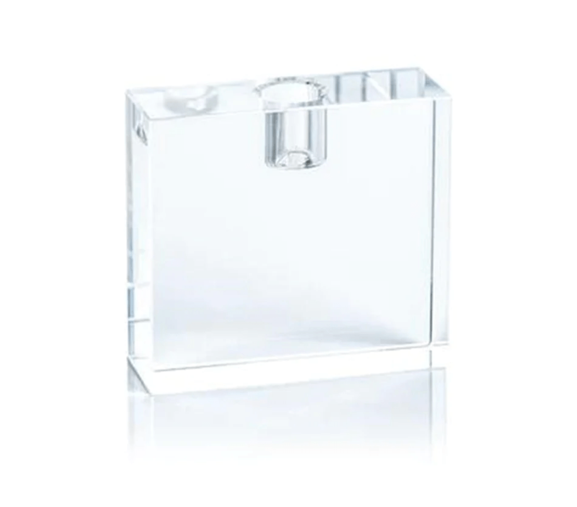 Rectangular Crystal Taper Holder - Lauren Egger Designs