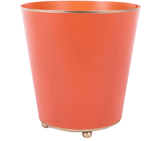 Mattie Round Cache Pot, Orange 4" - Lauren Egger Designs